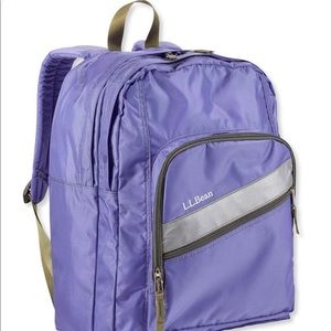 Purple L.L. Bean Backpack